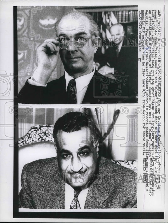 1958 Press Photo Dr. Linus Pauling - neb20368 - Historic Images