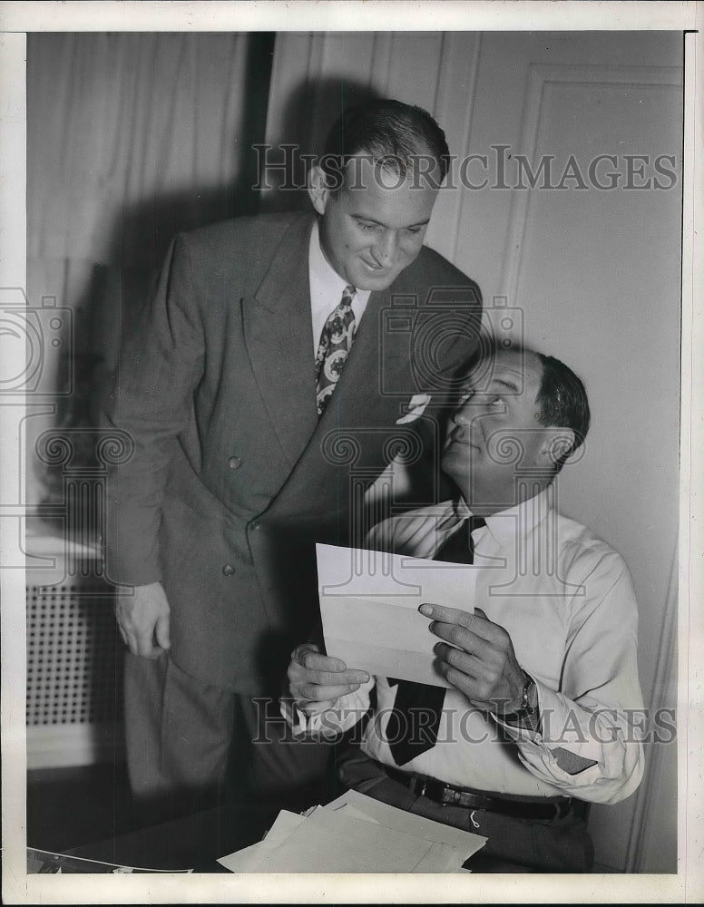 1946 Press Photo Edwin W. Pauley - Historic Images