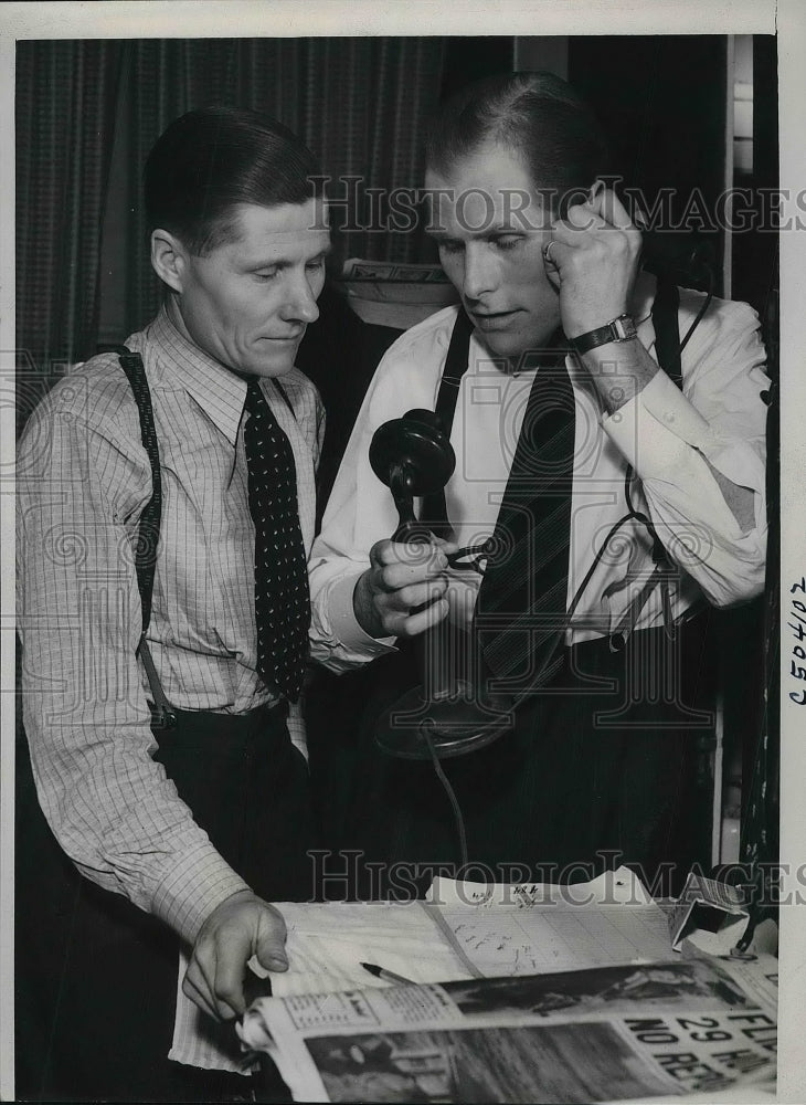 1939 Press Photo Andrew beck, Gust Beck Chicago Missing brother - Historic Images