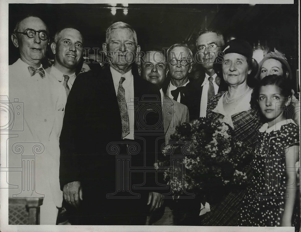 1932 Press Photo Jack Garner Speaker of the House With His Family - Historic Images
