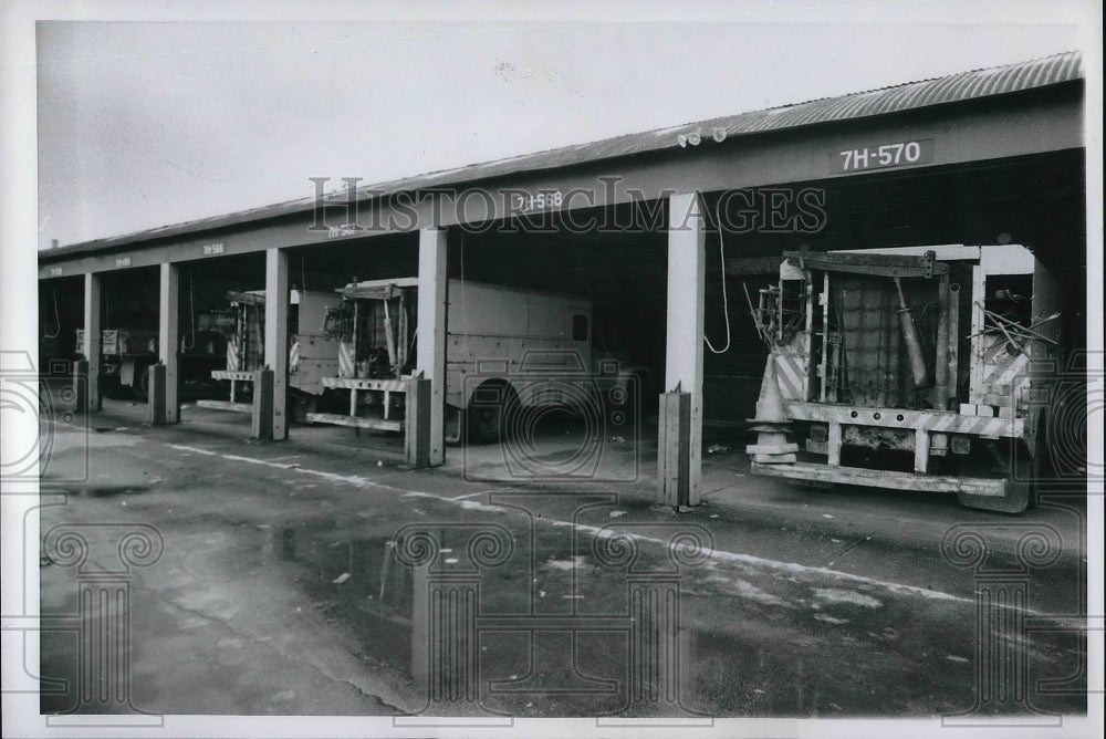 1978 Press Photo Impounded Vehicles at Havard Yard - neb21156 - Historic Images