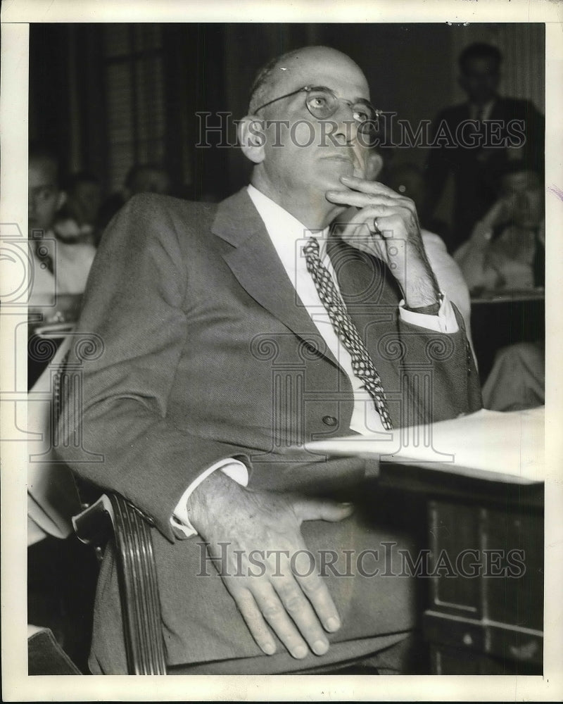 1938 Press Photo T K Harris In Committee On Republic Steel Corp. Strike - Historic Images