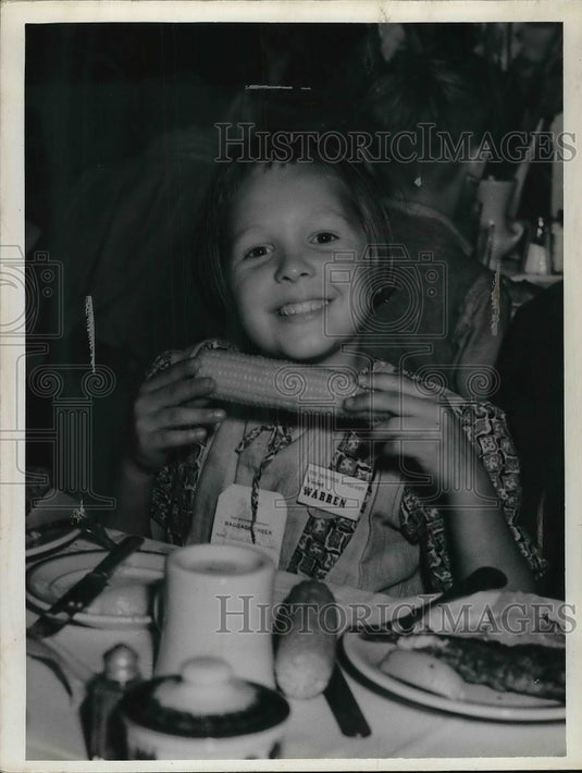1940 Press Photo Violet Warren, A British Refugee - Historic Images