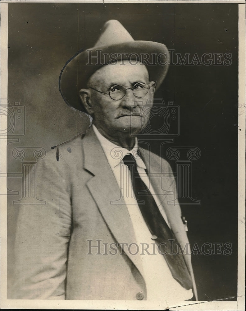 1927 Press Photo Ira L. Yates of Texas - Historic Images