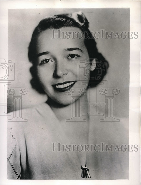 1941 Press Photo Senhora Alzira Do Amabal Peixoto Daughter Brazilian Governor - Historic Images