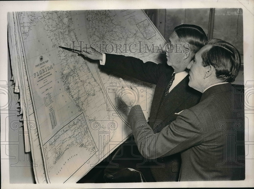 1939 Press Photo Senator Claude Pepper &amp; Senator Josiah Bailey - Historic Images