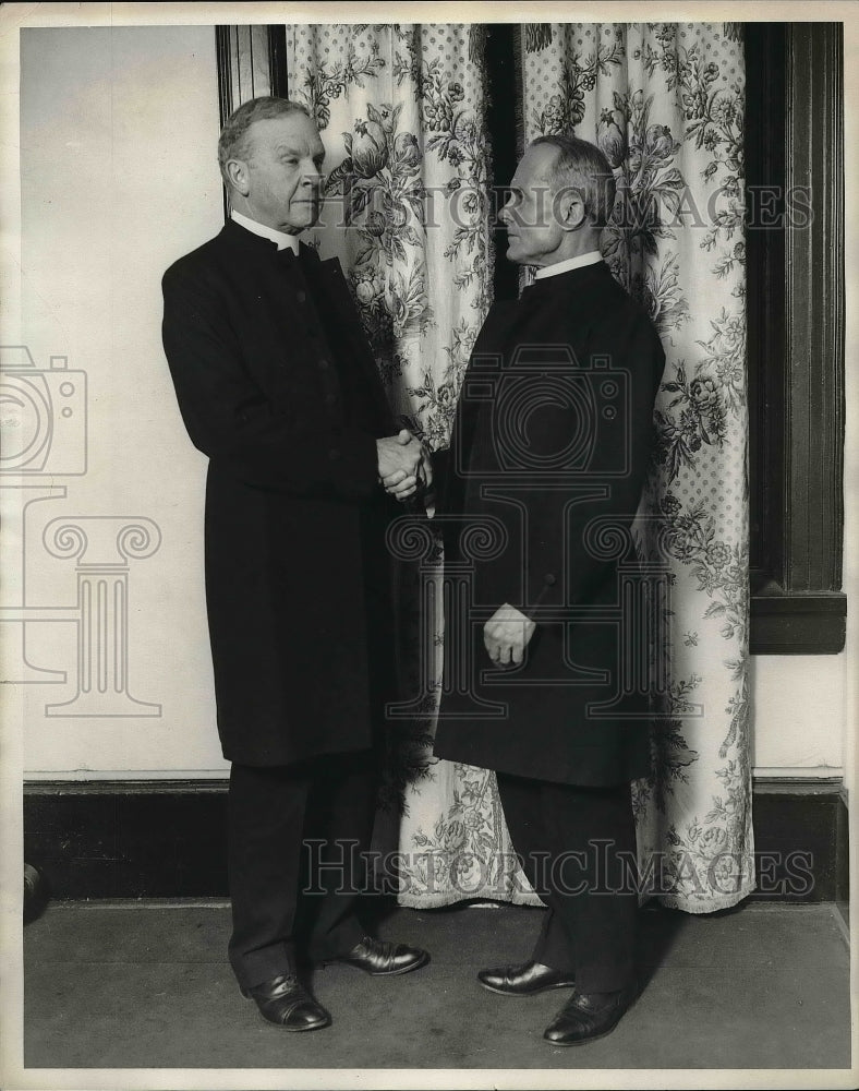 1930 Press Photo Bishop Perry &amp; Bishop William Manning of New York-Historic Images