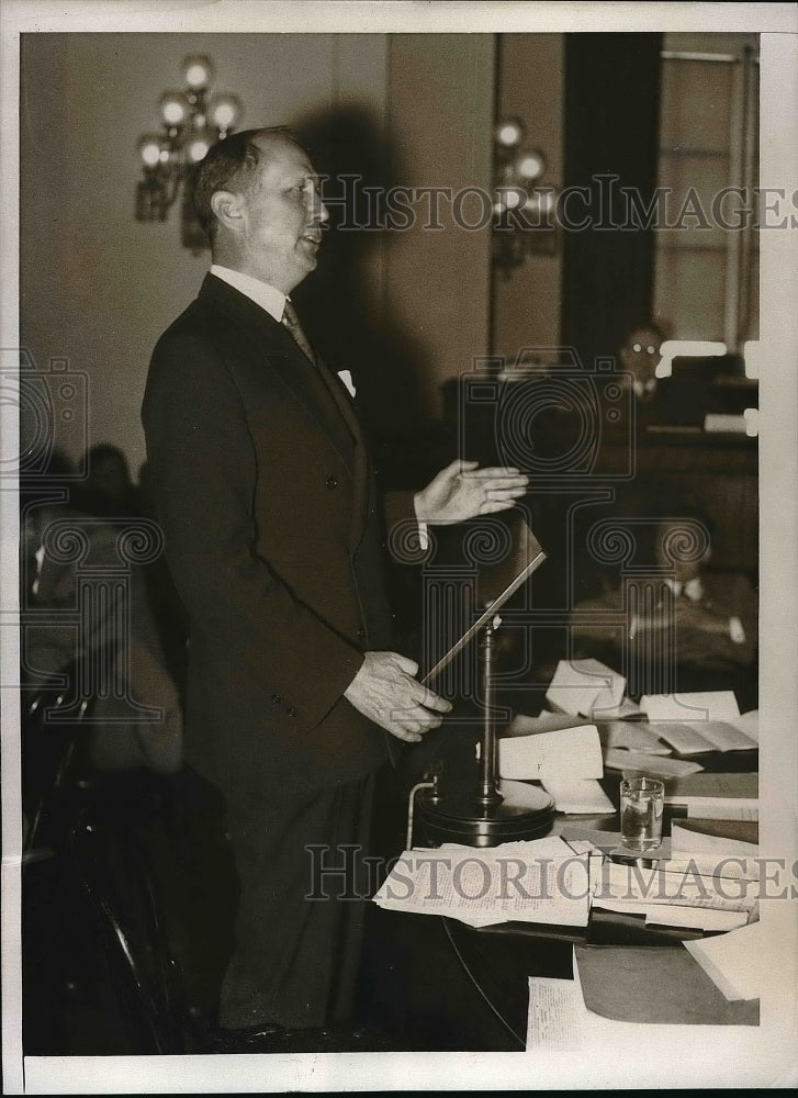 1932 Press Photo John Janney Chairman Of Executive Board Of American Economists - Historic Images