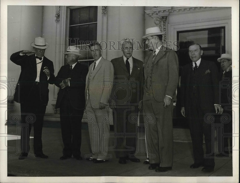 1942 Senator Tom Connally Speaker Sam Rayburn VP Henry Wallace - Historic Images