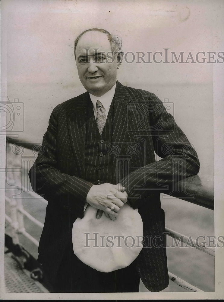 1936 Press Photo Honorable John F. Montgomery, U.S. Minister to Hungary - Historic Images