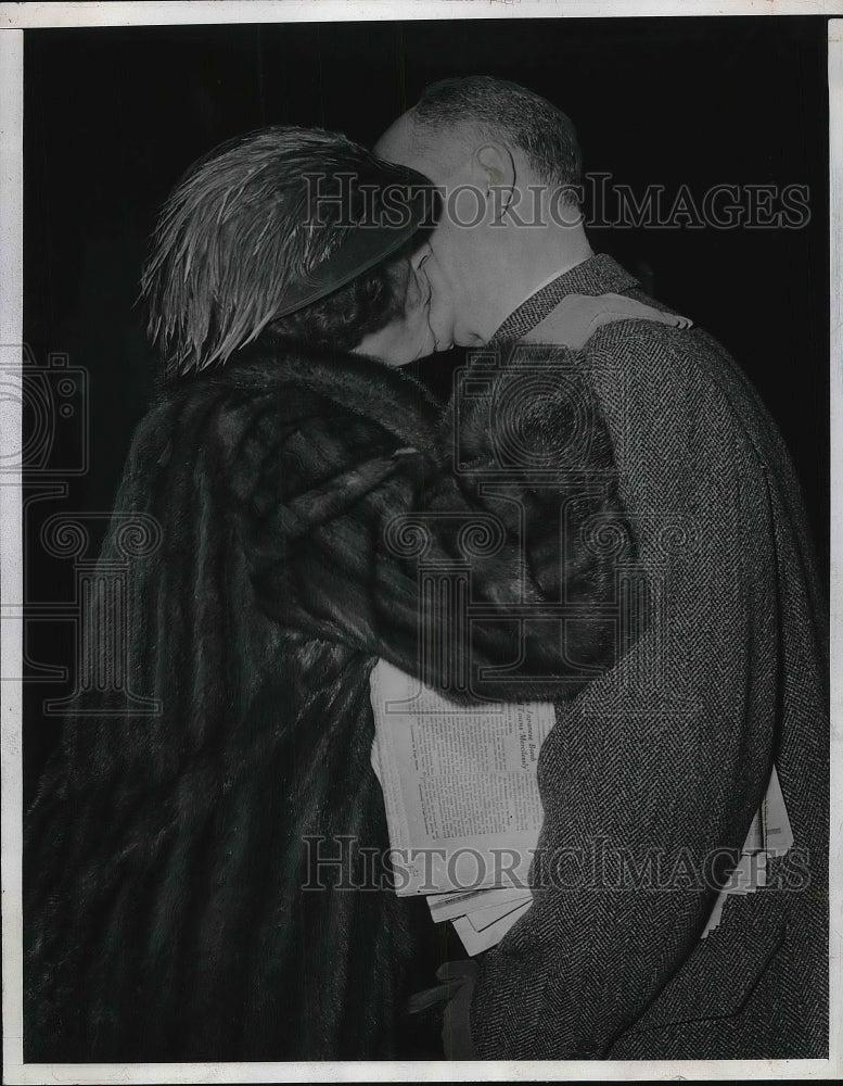 1942 Press Photo Undersec of State Sumner Welles & wife in D.C.-Historic Images