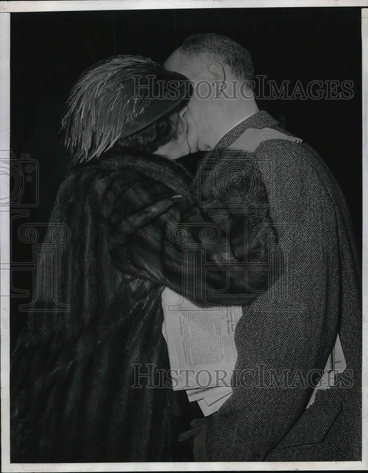 1942 Press Photo Undersec of State Sumner Welles & wife in D.C.-Historic Images