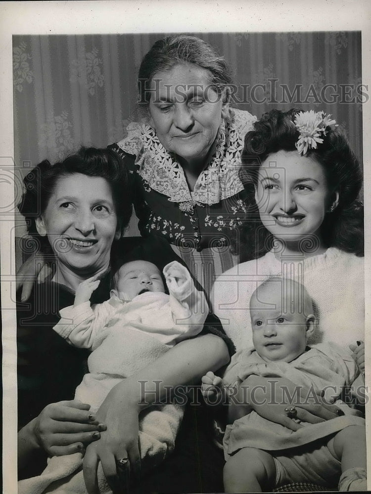 1943 Press Photo Chicago, Mrs Berman,,Mrs D Pomper,L Pomper,Mrs Kirschbaum - Historic Images