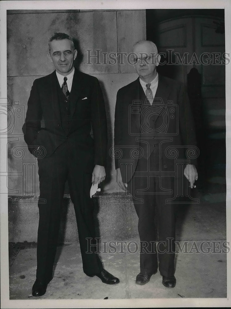 1937 John S. Farnsworth, U. S. Deputy Marshal Robert L. Banham - Historic Images