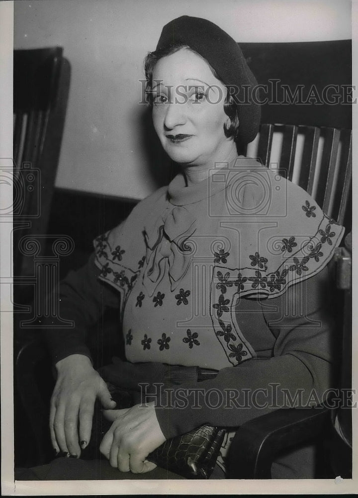 1936 Anna Koletsky Freed First Wife Of Night Club Owner Edward Freed - Historic Images