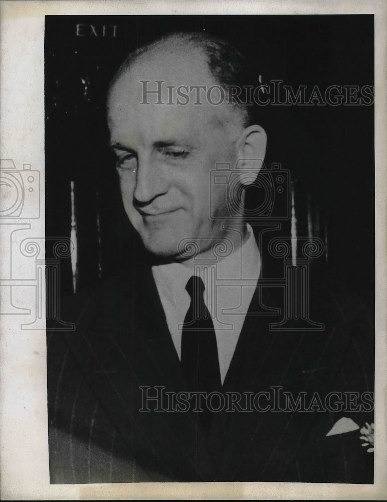 1943 Press Photo Sumner Welles, Under-Secretary of State - Historic Images