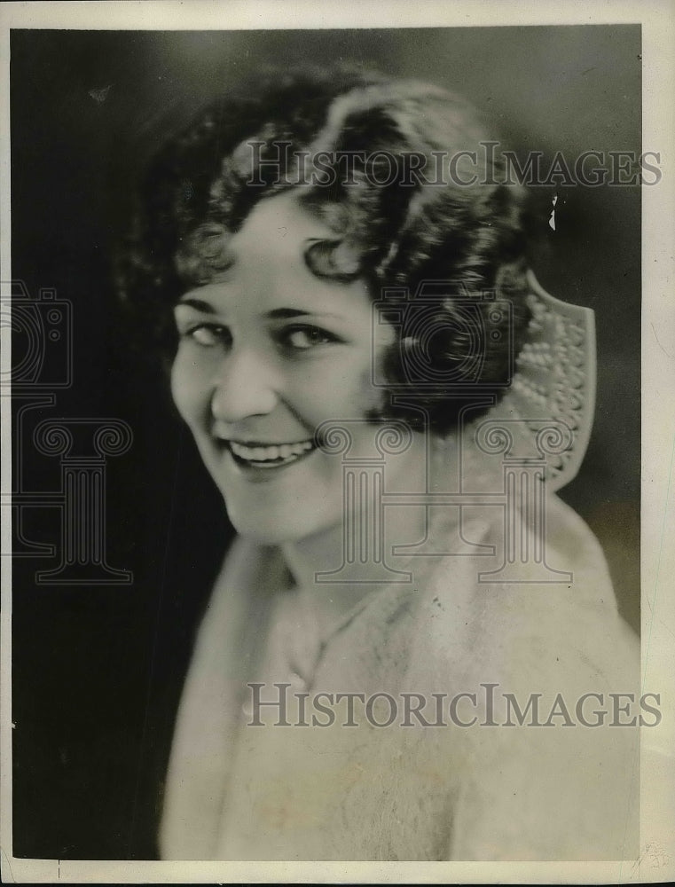1927 Press Photo Miss Helen Dowty to preside over Beta Chi Beta Frat in Texas-Historic Images