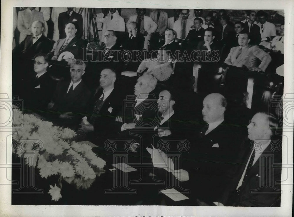 1940 Press Photo Rio De Janiero, Inter Amer Neutrality Committee, Pres Vargas- Historic Images