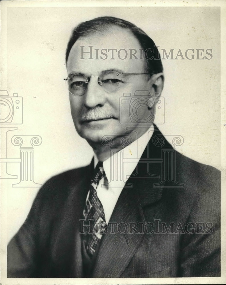 1956 Press Photo Frank S. Haag, president of Star Journal - Historic Images