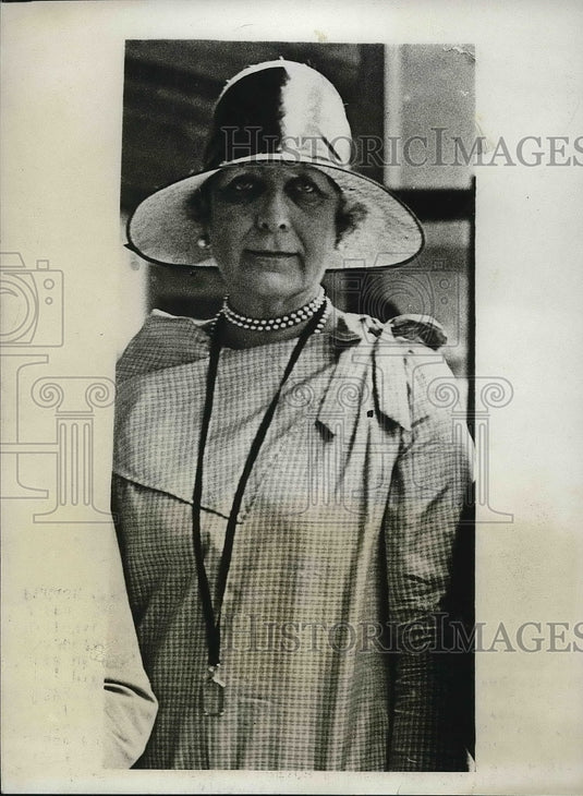 1931 Press Photo Mrs J Borden Harriman in Wash.D.C.-Historic Images