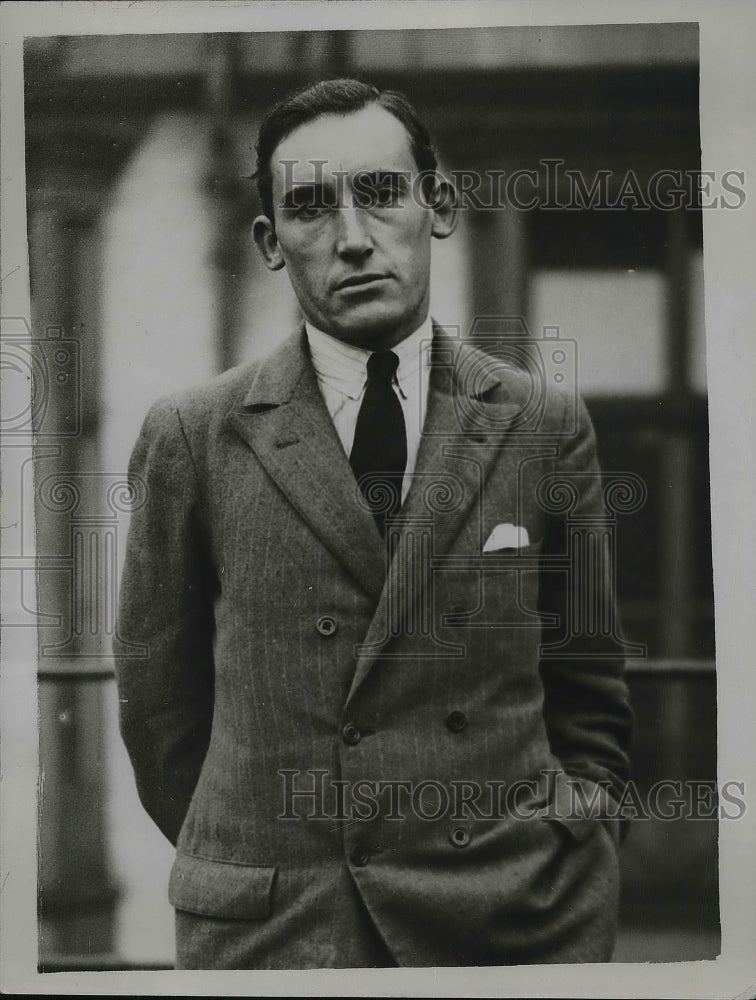 1928 Press Photo Henry Rhodes, Gen Sec of British Assn of Commerce - Historic Images