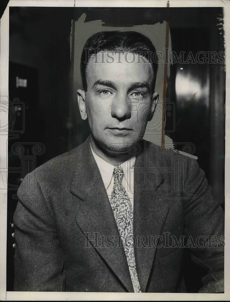 1936 Press Photo Indiana Rep. Charles A. Halleck - Historic Images