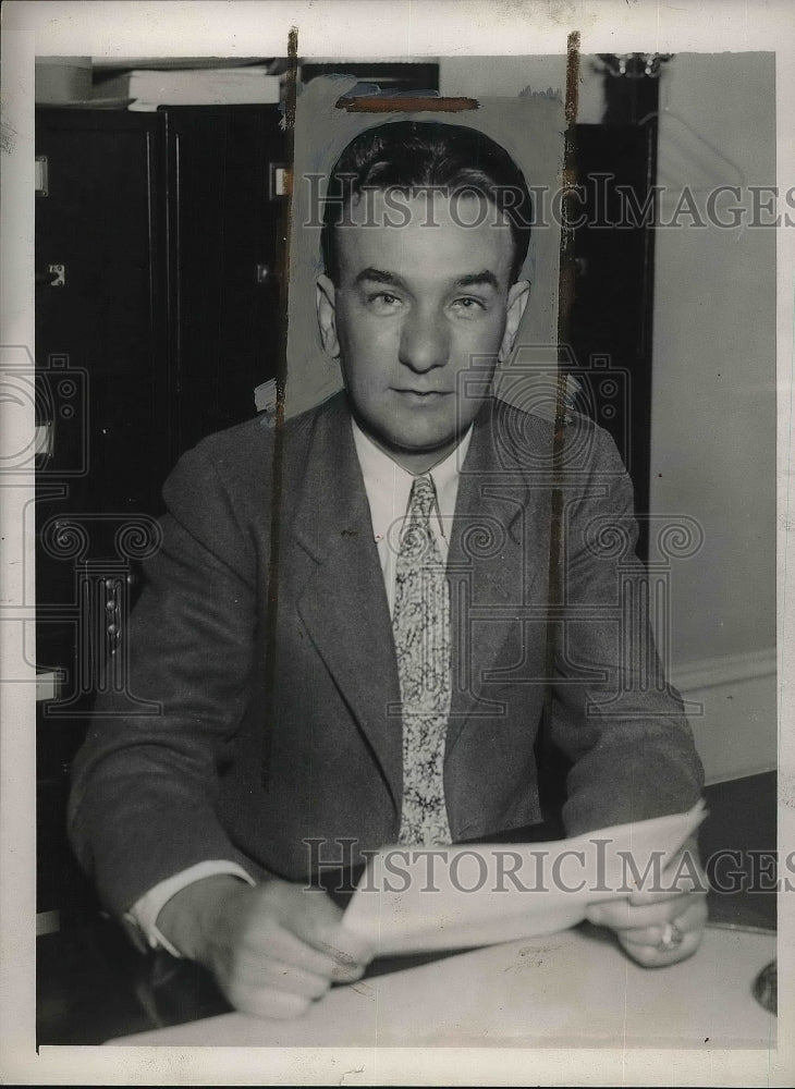 1940 Press Photo Wash.D.C. Ind. Rep Charles Halleck - Historic Images