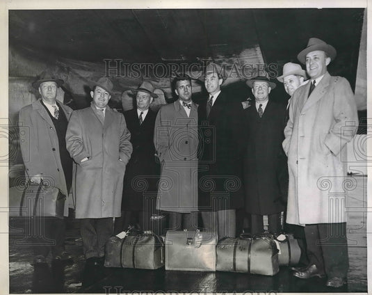 1946 Press Photo Congressional War Surplus Investigative Delegation-Historic Images