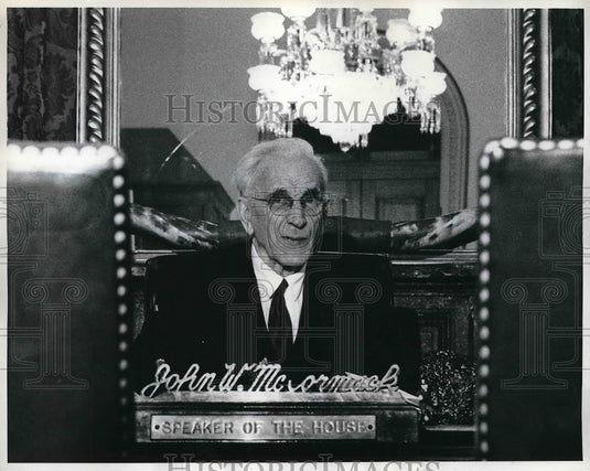 1970 Speaker of the House, John McCormack, Democrat - Historic Images