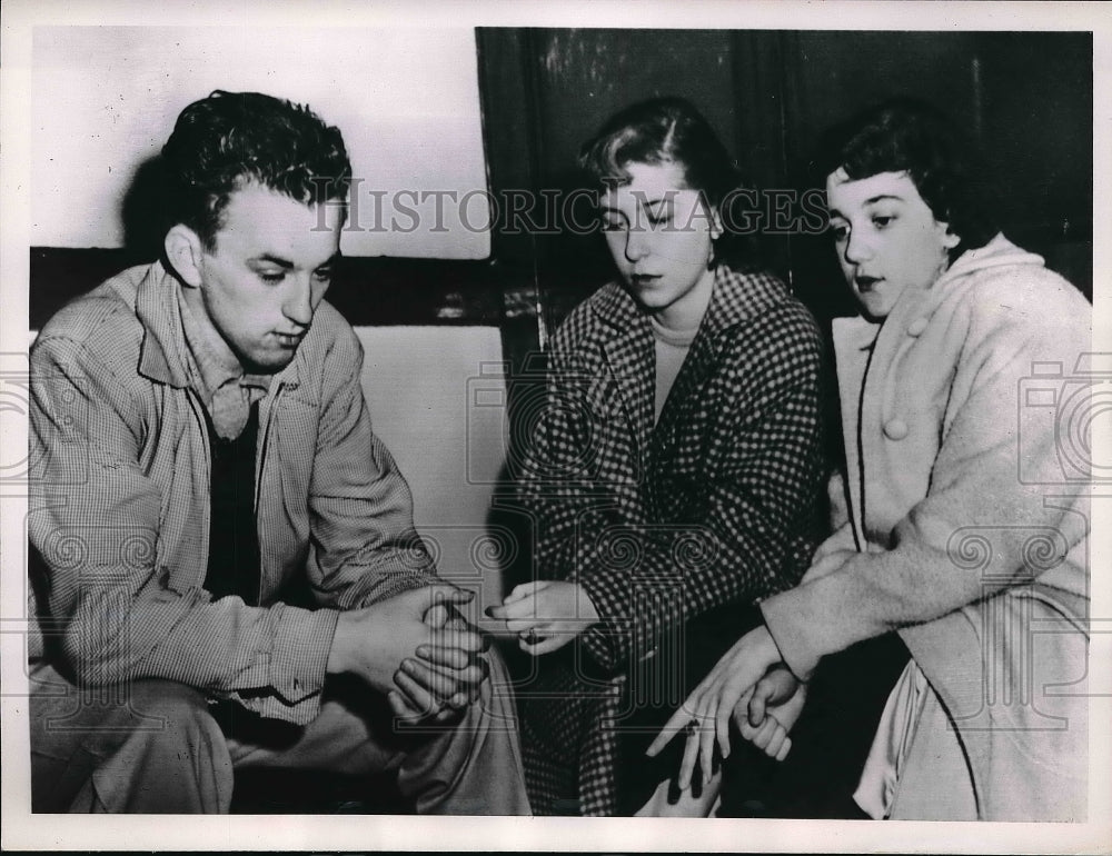 1952 Press Photo Anthony Redmond, Barbara Tamber, Martha McGee - Historic Images