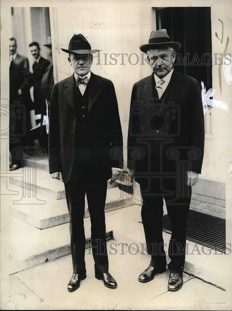 1928 Press Photo Sen. Charles McNary of Ore. &amp; Cong. Gilbert Haugen of IA. - Historic Images