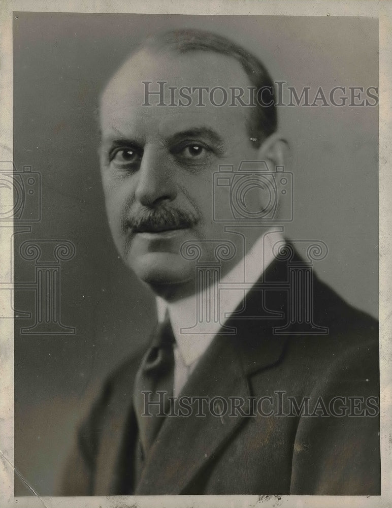1925 Press Photo Ogden H. Hammond US Ambassador Studio Portrait - Historic Images