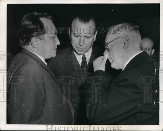 1950 Press Photo Russias Jacob Malik, Vladimir Clementis - Historic Images
