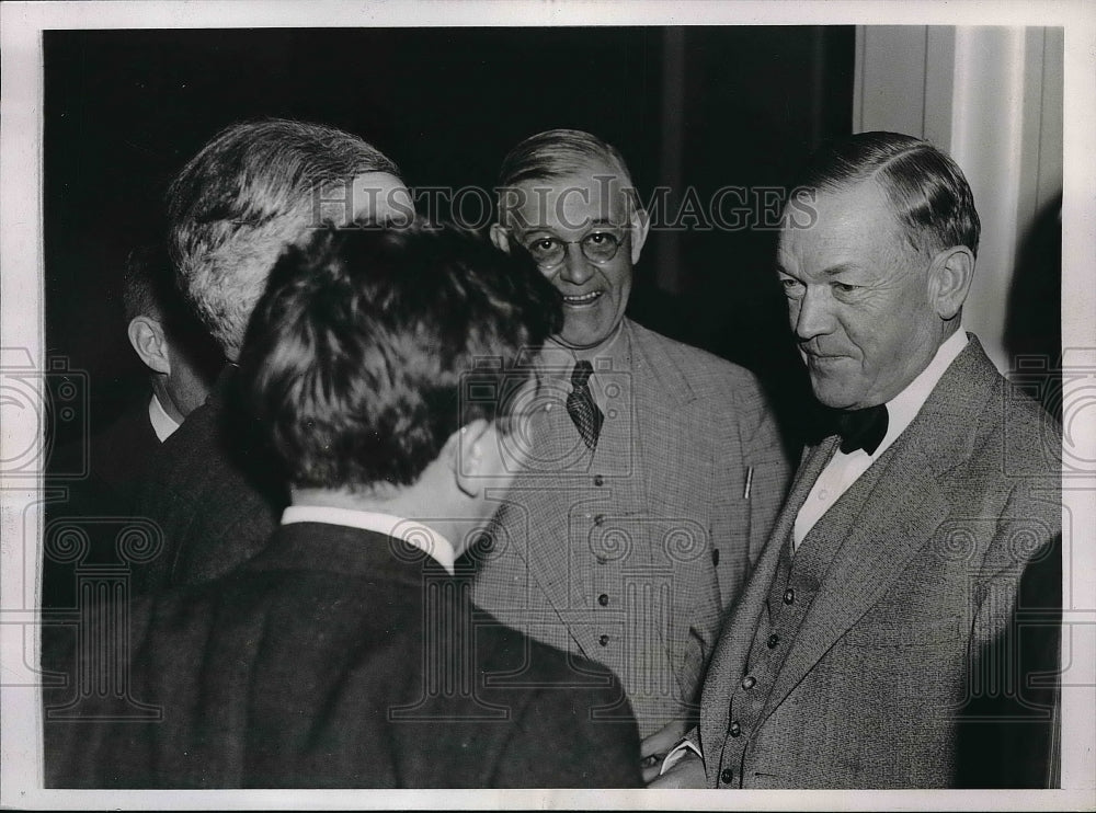 1938 Press Photo Senator Charles L. McNary, Senate Minority Leader - Historic Images