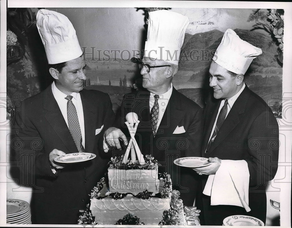 1955 American League President Will Harridge, Any Papko, L. Boudreau - Historic Images