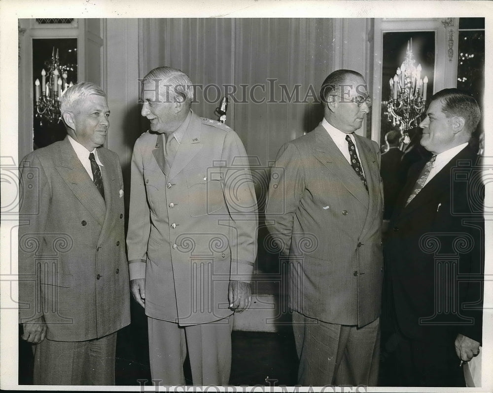 1942 C. E. Wilson, President General Motors, Gen. Knudsen, D. Nelson - Historic Images