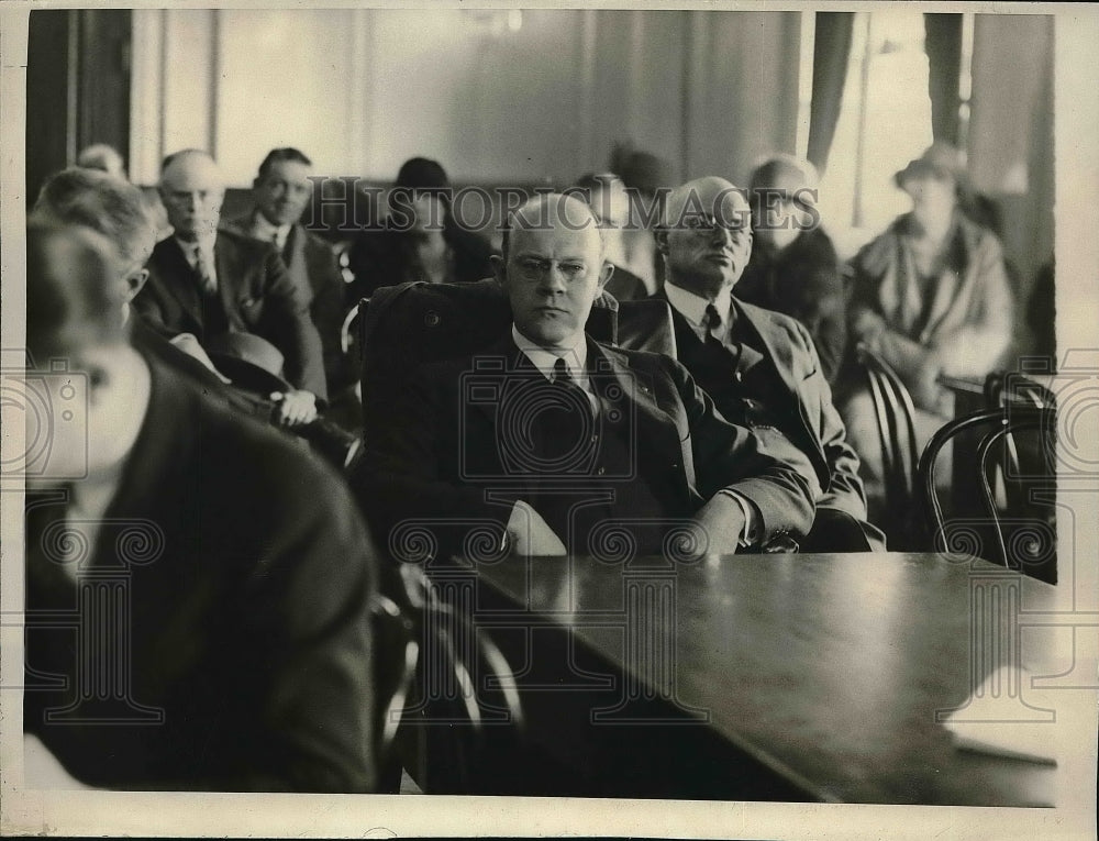 1928 Press Photo Col. T. W. Miller testifying before the Senate Oil Committee-Historic Images