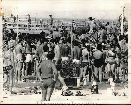 1972 Press Photo Buenos Aires Argentine Beach at River Plate - Historic Images