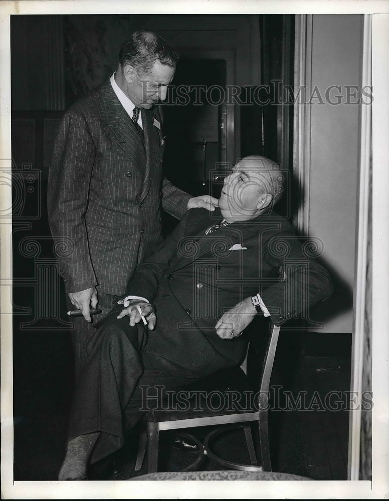 1941 Press Photo Walter M Dear Publisher of Jersey Journal-Historic Images