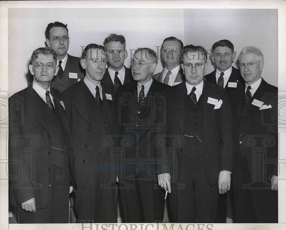 1946 Press Photo 23rd Annual Amer. Soc. of News editors.Crandall,Woods,Stutz,-Historic Images