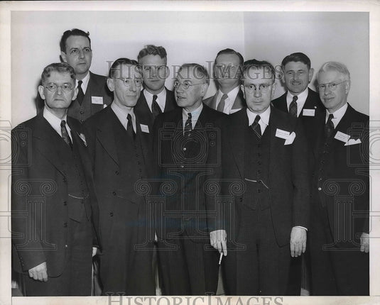 1946 Press Photo 23rd Annual Amer. Soc. of News editors.Crandall,Woods,Stutz,-Historic Images