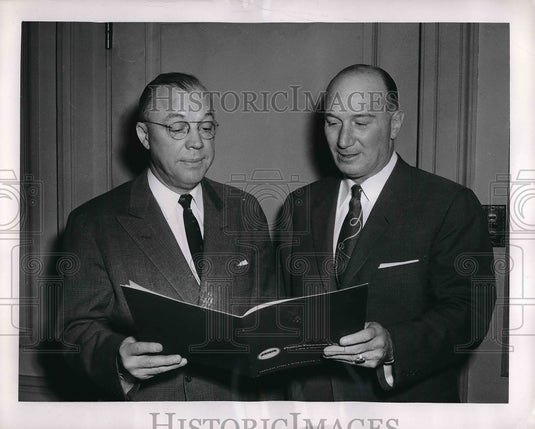 1956 Dr. Milton S. Eisenhower of Pennsylvania St. Univ., V. Leichlit - Historic Images