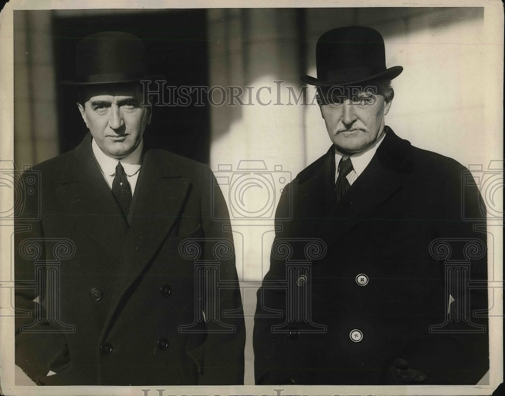 1926 Press Photo Australia PM Stanley Bruce & Sir Howard of Britain - Historic Images