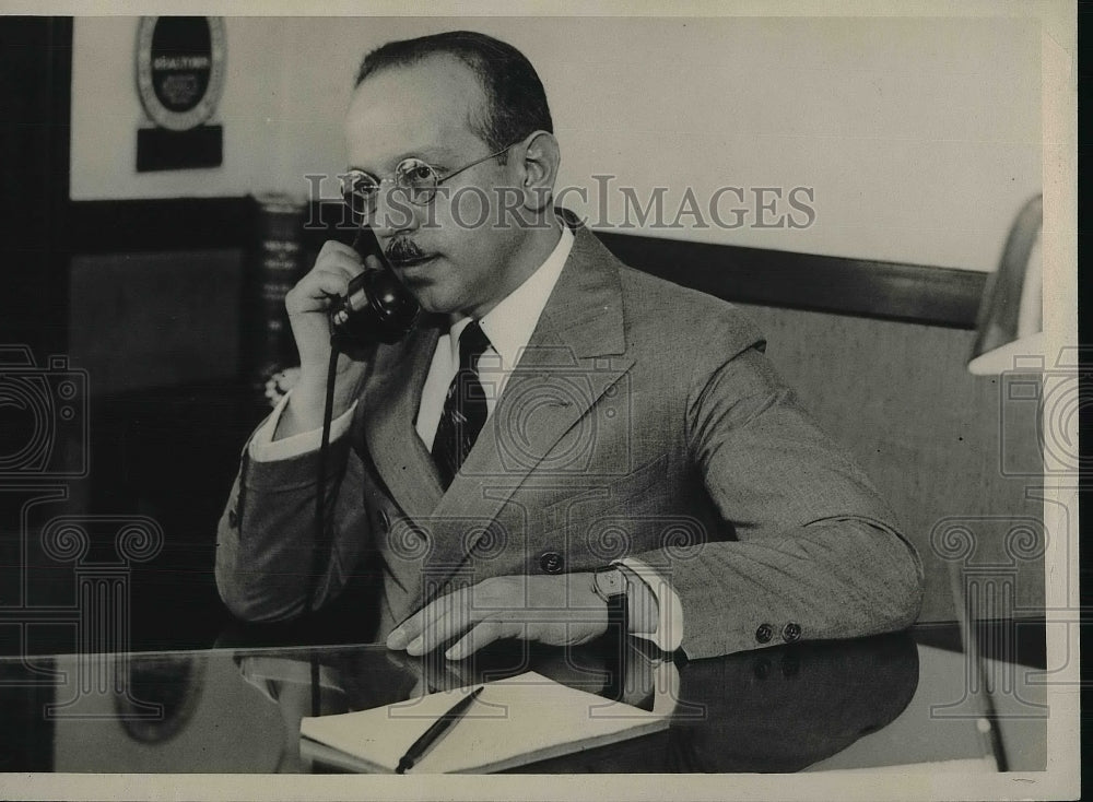 1932 Press Photo Edward A. Dato, Businessman-Historic Images