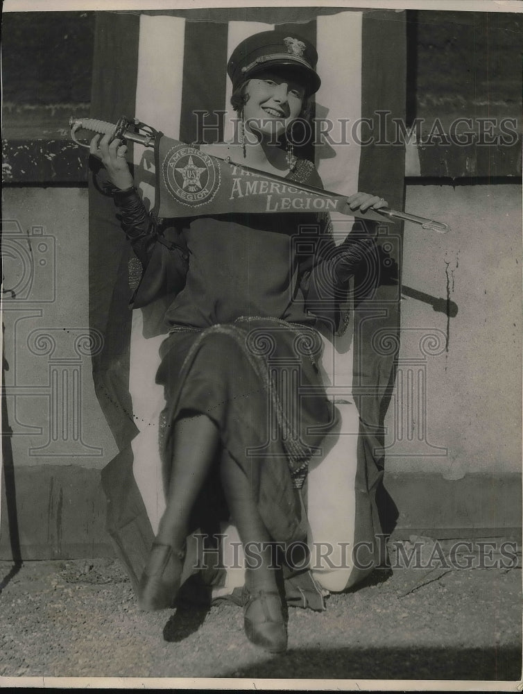 1923 Press Photo Anabelle West at American Legion convention in San Francisco - Historic Images