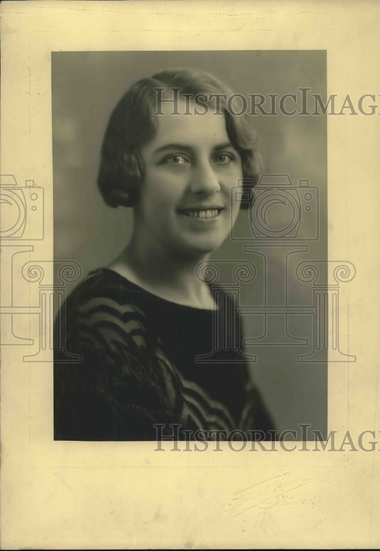 1934 Press Photo Mrs Frank Charles Kostell nee Wilma Mariew Fischer-Historic Images