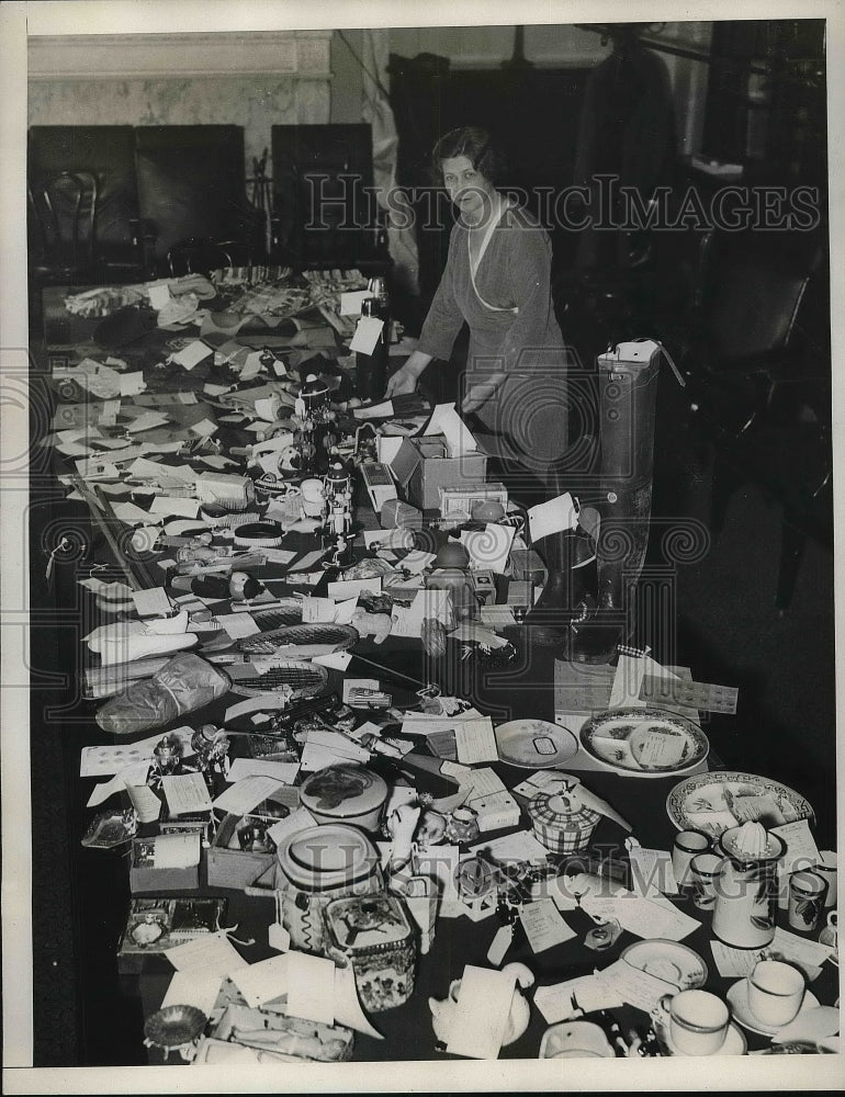 1932 Press Photo Miss Ethel Johnson Secretary to Senator - Historic Images