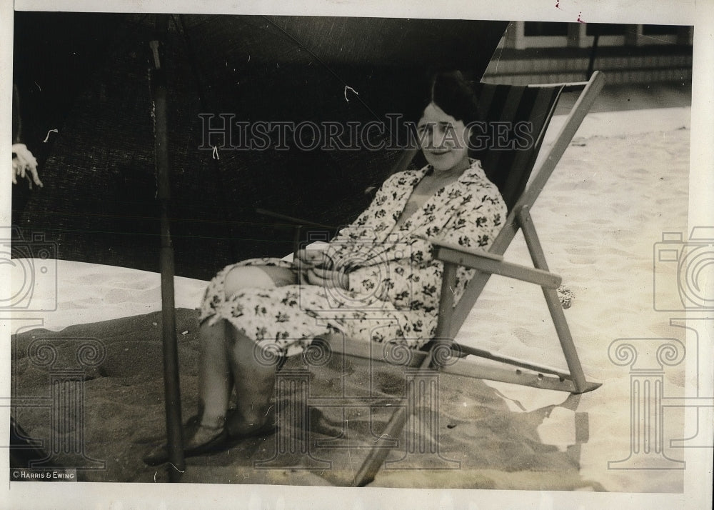 1929 Press Photo Mrs Joseph Hergasheimer Wife of Famous Author-Historic Images