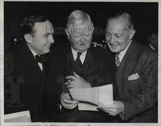 1940 Press Photo Governor ED Rivers of GA & Vice President John Nance Garner - Historic Images