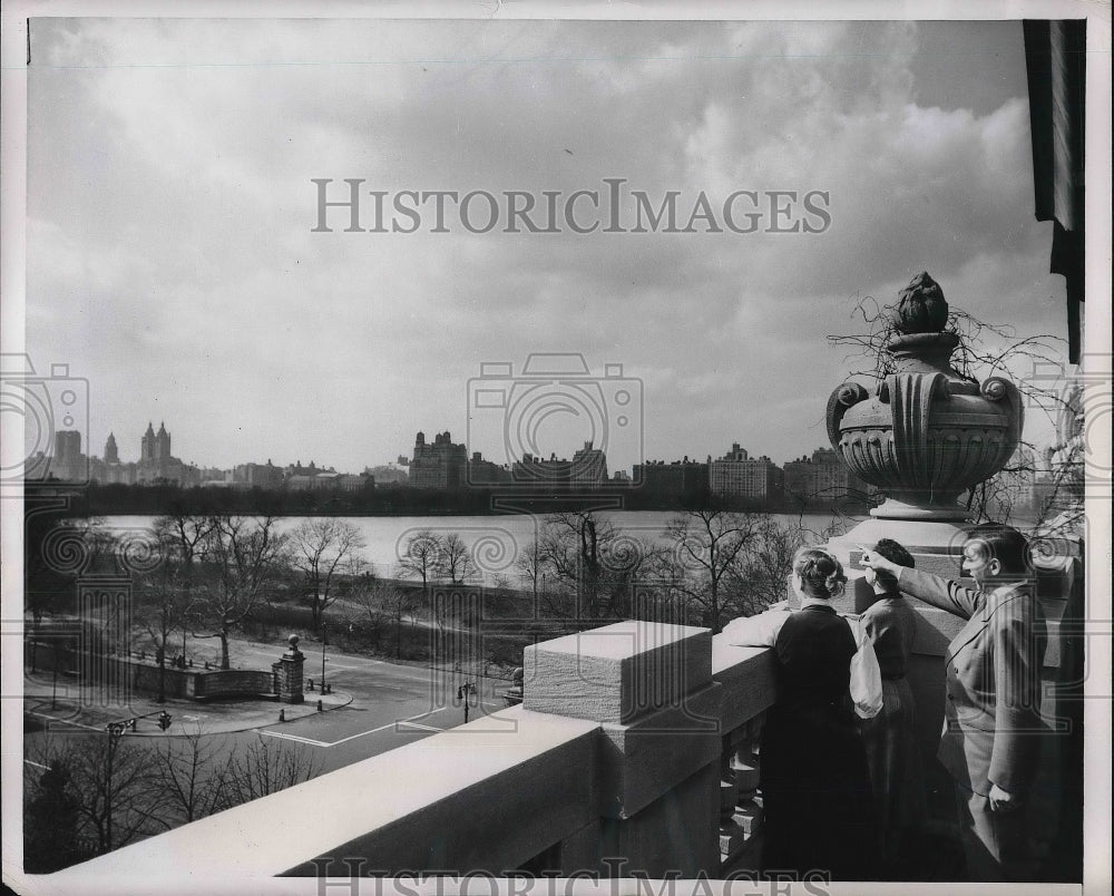 1954 Professor Alfred Kahn View of Central Park-Historic Images